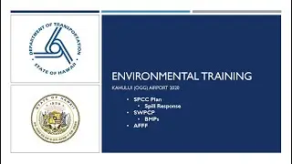 OGG Environmental Training 2020