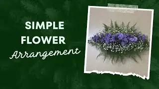Oval shaped easy fresh flower arrangement