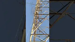 150 fit self support tower demolition