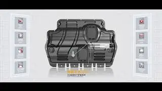 Защита картера и КПП (марганцовистая сталь) для Hyundai Tucson 2021 -