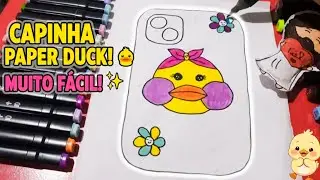 DIY: Como fazer Capinha de Paper Duck de Papel! 🐥✨ Passo a Passo F&aacute;cil