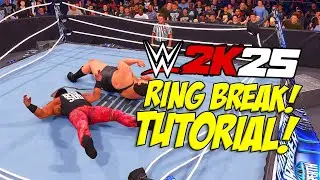HOW TO BREAK THE RING IN WWE 2K25! (TUTORIAL)