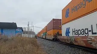 CSX priority intermodal train I010 with CSX 1851 (NC&STL) heritage on point 