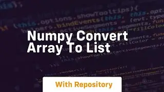 numpy convert array to list