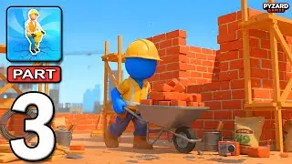 Road Builder Idle - Gameplay Walkthrough Part 3 - Renovate Cities With Builders (Android, iOS)