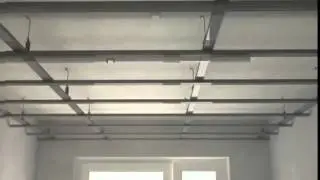 Монтаж потолка из гипсокартона Кнауф