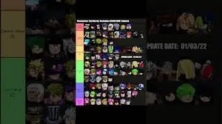 Roblox YBA New Tier List