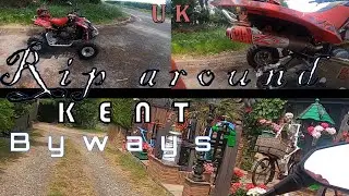 My Quad In UK - Ripping Around Kent Byways | Barely Edited Video || QuadintheUK
