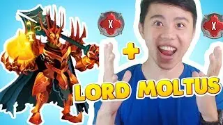 Monster Legends - Lord Moltus - Add strength runes level 10