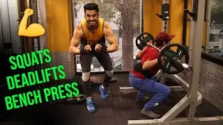 Squats, Deadlifts and Bench Press | Workout Vlog |