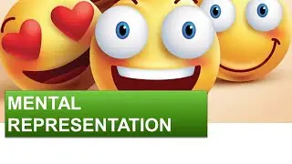 Mental Representation- Cognitive Psychology- Core concepts