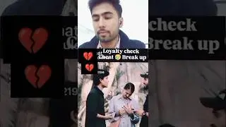 Loyalty Check 😢 Cheater...💔please subscribe 😢