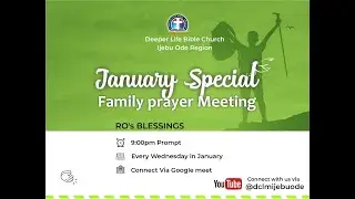 JANUARY SPECIAL FAMILY PRAYER MEETING! || Experiencing Biblical Experiences