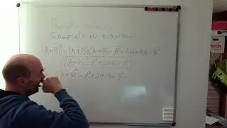 Prodotti notevoli: quadrato di un binomio
