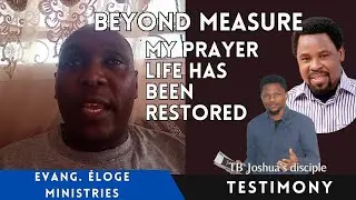 Deliverance drew him closer to Jesus Christ | Evangelist &Eacute;loge (TB Joshua's disciple)
