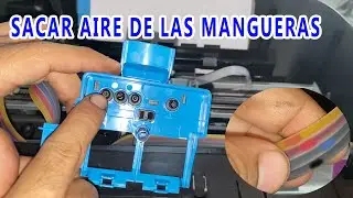 como sacar el aire de las mangueras en  impresora hp ink tank|NUEVO M&Eacute;TODO|