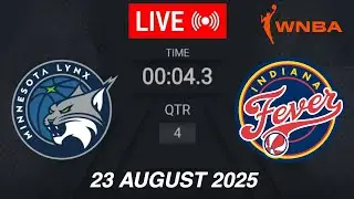 WNBA LIVE! Indiana Fever vs Minnesota Lynx | August 23, 2025 | 2025 WNBA Season Live 2K