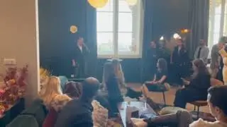 CEO of Fone Network at the TDeFi Startup House With Psalion during Blockchain Week in Paris, France.