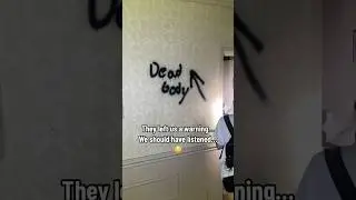 They left a warning in this abandoned hotel 😳 #abandoned #urbex #viral #abandonedplaces