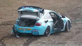 GTWC Hockenheimring 2022 - GT4 European Series - BIG CRASH, FIRE, SPINS & ACTION