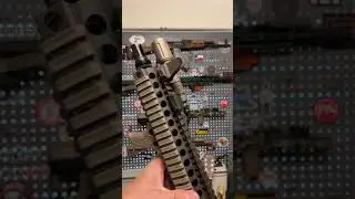 Daniel Defense FIXED Iron Sights On The MK18