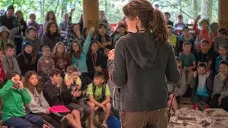 A School, Community Space, and Event Venue in the Woods