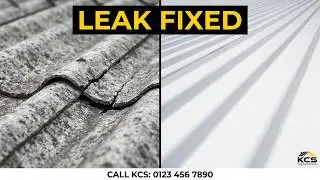 Cement Sheet Roof Joint Leakage Repair