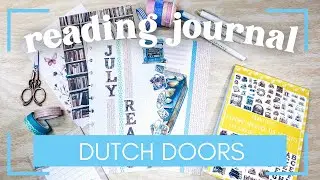 Reading Journal Setup July 2025 [Books & Beach Dutch Doors]