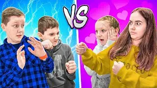 FETE VS BAIETI - CHALLENGE 😎 Adolescenții decid cine e șeful