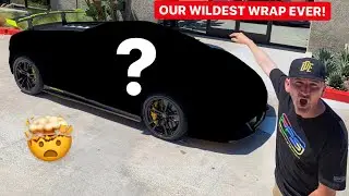 NEW LAMBORGHINI WRAP REVEAL! *OUR CRAZIEST DESIGN EVER!*