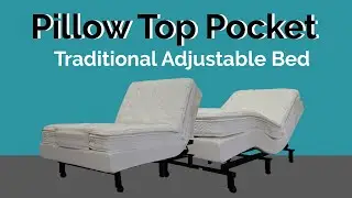 Pillow Top Pocket Spring Traditional Adjustable Bed