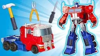 Optimus Prime Transformers'e d&ouml;n&uuml;şemiyor! Tamir oyunu izle!