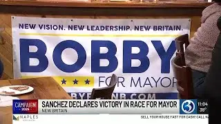 Bobby Sanchez declares victory in race for New Britain mayor