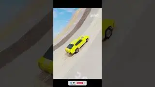 Cars Vs Sand Track😎😱#crash #subscribe #shortsfeed #shortvideo #shorts