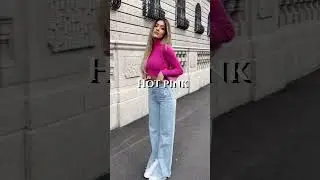 Color combination with blue denim jeans 🌺✨ #shorts #viral #shortvideo #aesthetic #trending