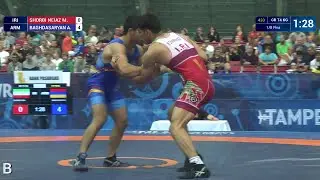 1/8 GR - 74 kg: M. SHORBI NEIAZ (IRI) df. A. BAGHDASARYAN (ARM) by VPO1, 6-4