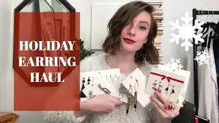 Holiday Earring Haul! | H&M | TRY ON