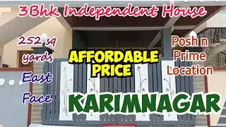 3BHK INDEPENDENT HOUSE at ALKAPURI COLONY KARIMNAGAR | DREAMHOME | POSH LOCALITY | VIRALVIDEO | NEW