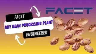 Dry Bean Processing plant in action