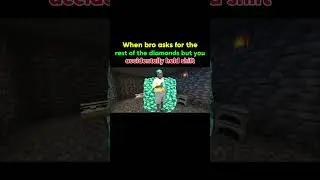🤡 When bro asks for the rest of the diamonds but you accidentall #Shorts #minecraft #viral #10000k