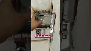 electriclock #installation #smartlock #digitallock #doorlock #smarthome #digitallock #electroniclock