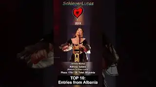 Top 10 Entries from Albania 🇦🇱 in Eurovision