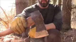 Hardwoodsman Challenge - Bow Drill Friction Fire with Axe & Shoelace