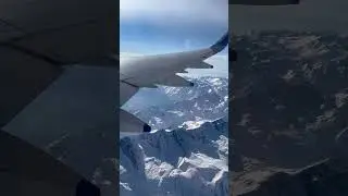 Kashmir Trip | Flying over Himalayas | snow capped mountains #travel #kashmir #snow #mountains