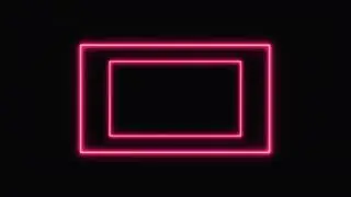 Pink Neon Light | Glowing Light | Frame | Border | Animated Background | VFX Effects | Black Screen