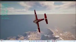 Silantro Unreal Engine 5 Flight Simulator: CT-114 Tutor Flight Test