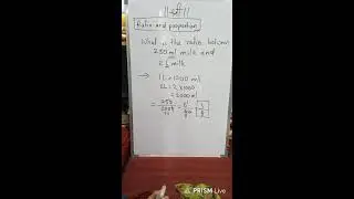 Ratio and proportion 