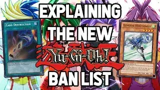 Explaining the new September 2018 Yu-Gi-Oh! ban list!