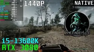 Chernobylite Enhanced Edition [High / Native] RTX 3080 OC - 13600K 5.3GHz 1440P