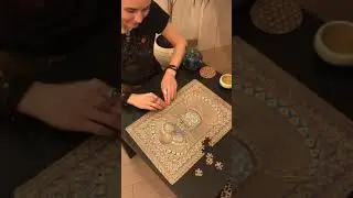 UV active psychedelic puzzle &laquo;Micro macro&raquo; ॐ Флуоресцентная психоделическая картина-пазл